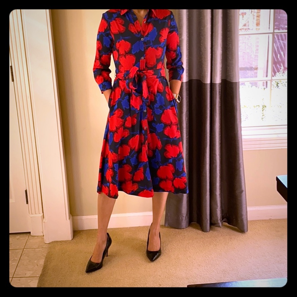 Almost new, Banana Republic, floral printed dress.